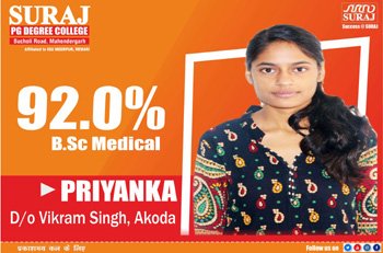 Suraj PG Degree College, Mahendergarh